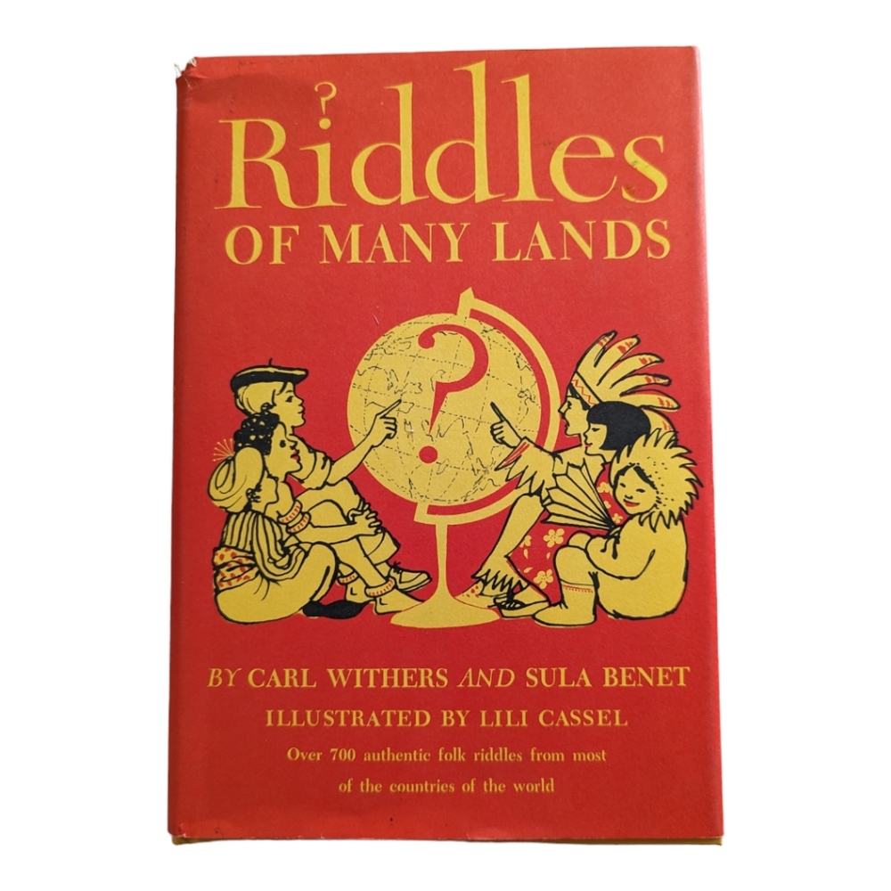 Vintage Riddles of Many Lands Hardcover Book